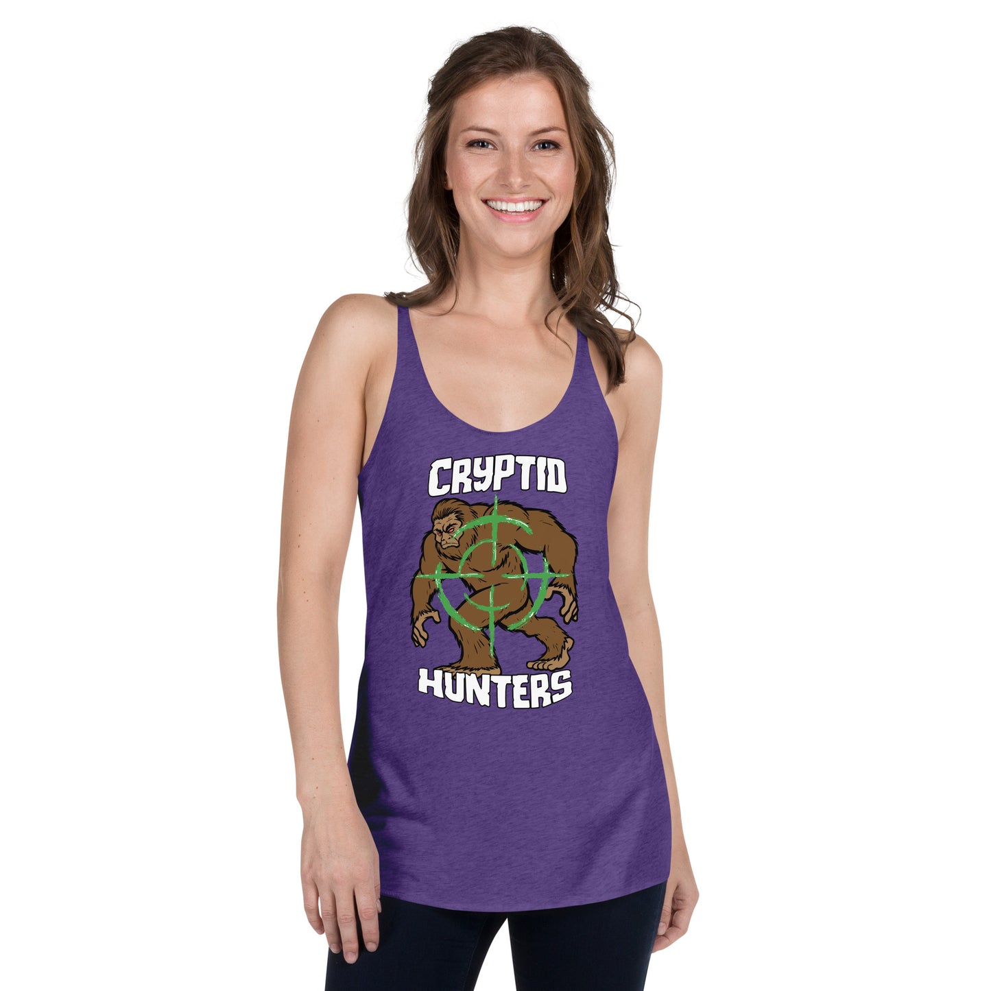Cryptid Hunters Women's Racerback Tank
