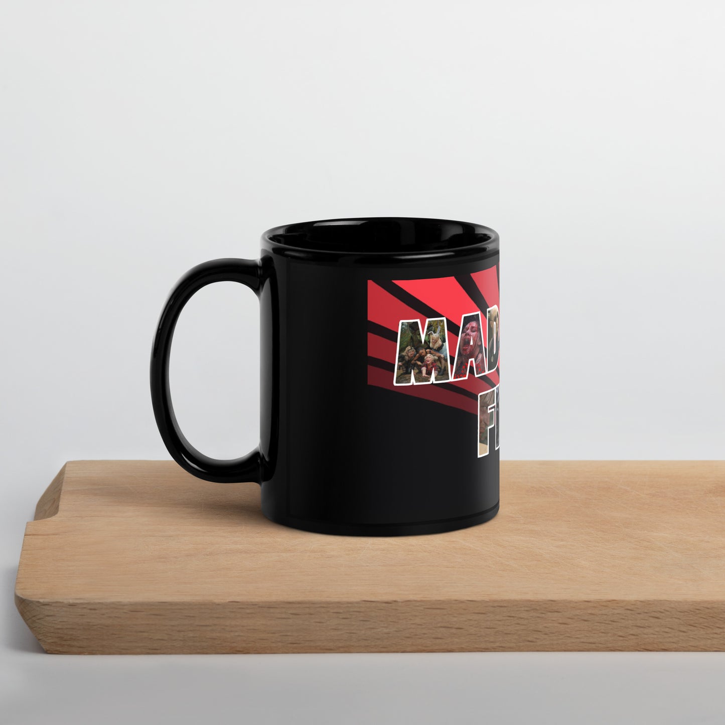 Mad Angel Film Black Glossy Mug