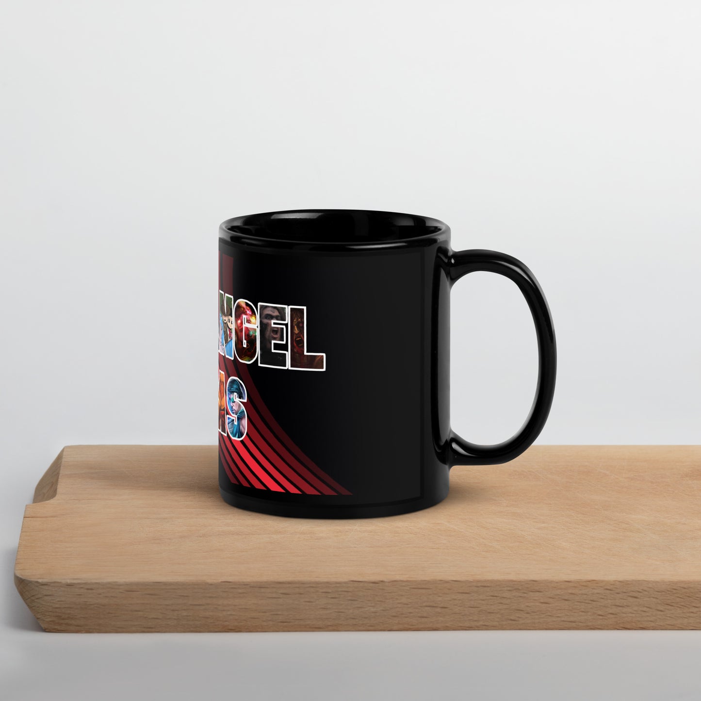 Mad Angel Film Black Glossy Mug