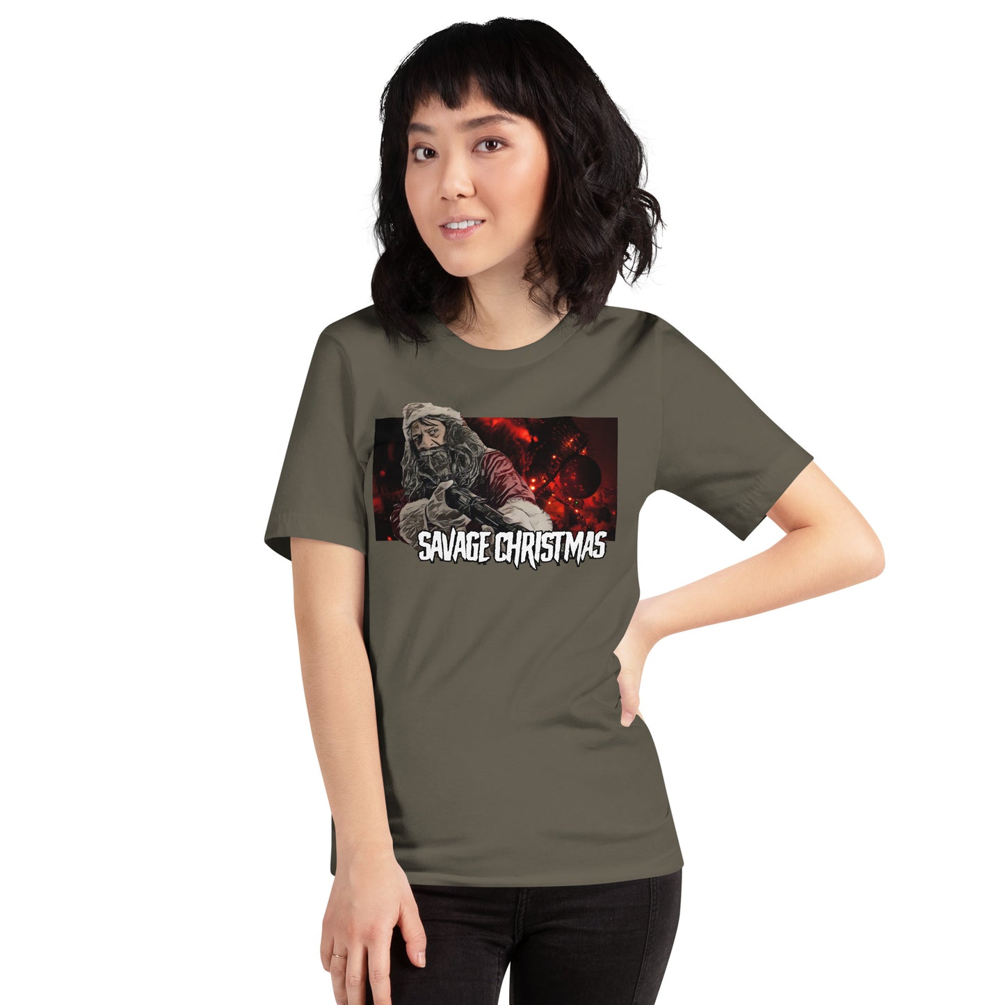 Savage Christmas Unisex t-shirt