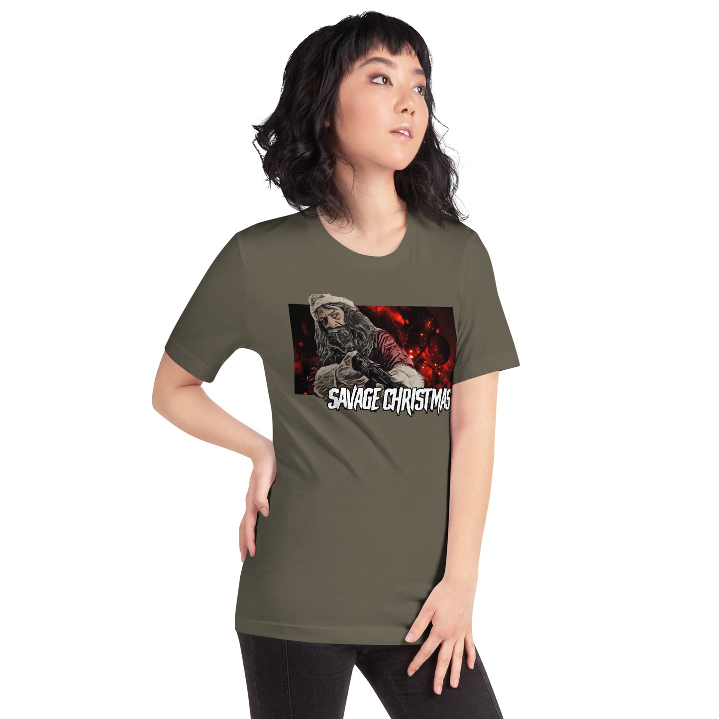 Savage Christmas Unisex t-shirt