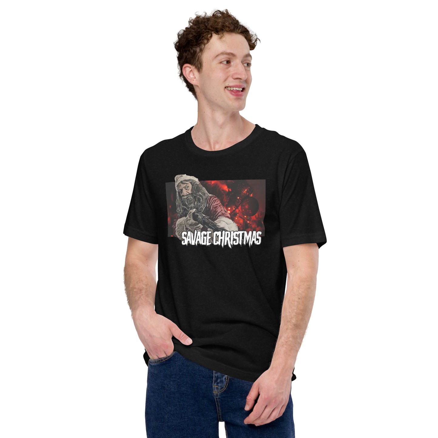 Savage Christmas Unisex t-shirt