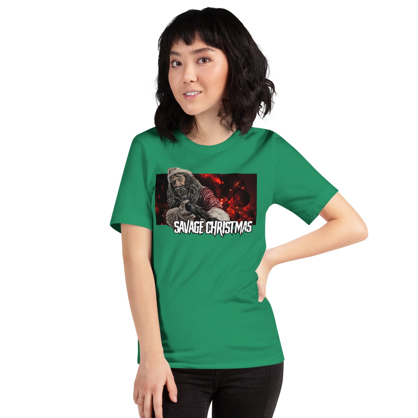 Savage Christmas Unisex t-shirt