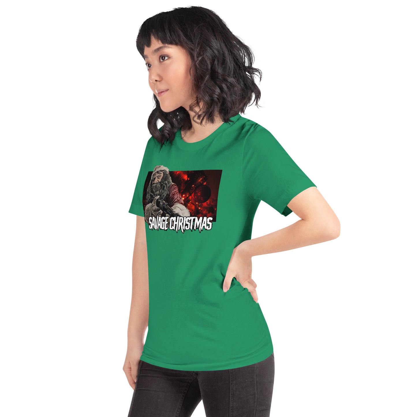 Savage Christmas Unisex t-shirt