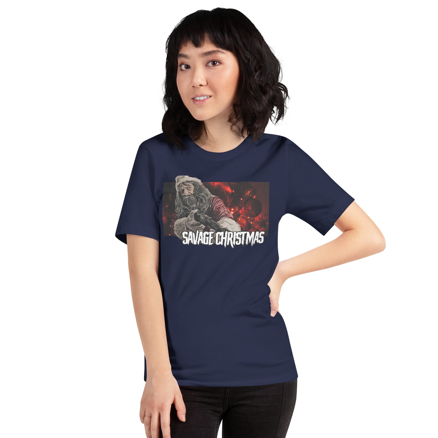 Savage Christmas Unisex t-shirt