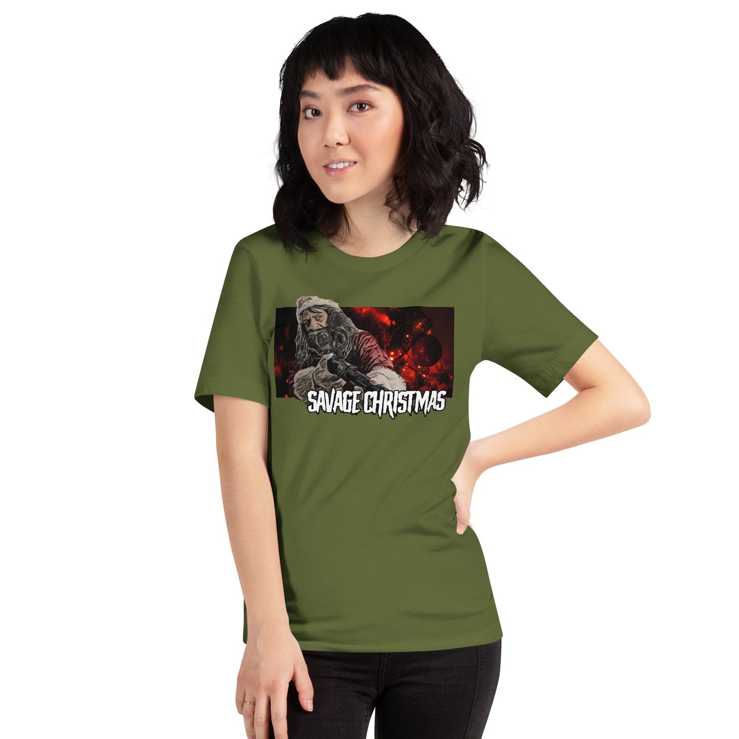 Savage Christmas Unisex t-shirt