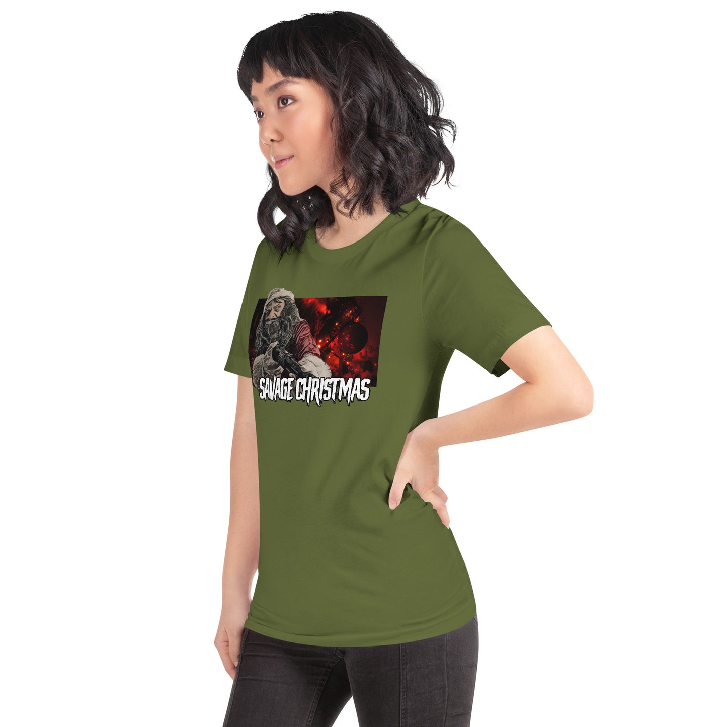 Savage Christmas Unisex t-shirt