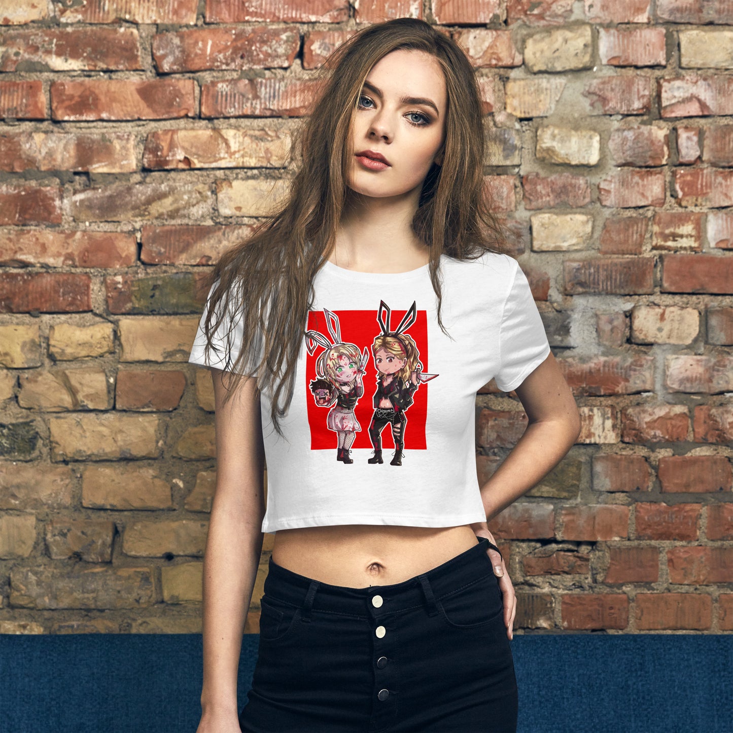 The Bunnies Women’s Crop Tee