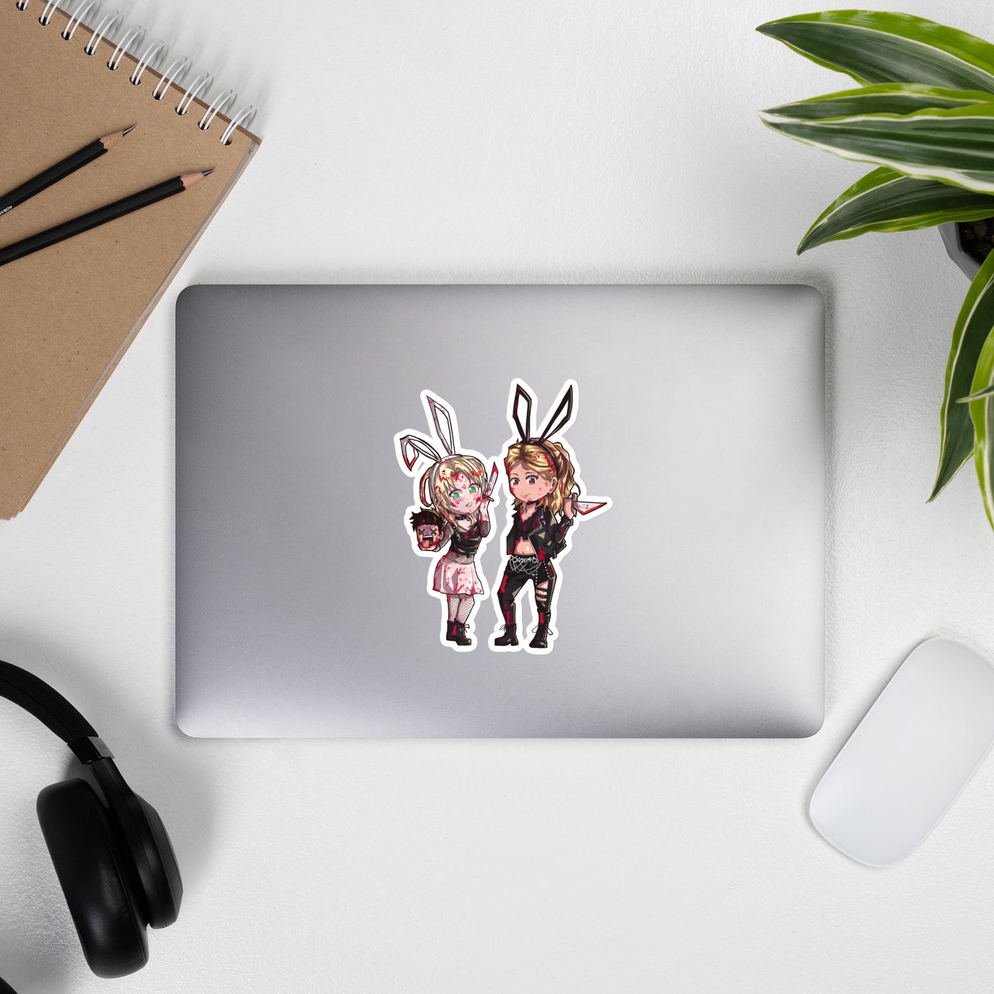The Bunnies Bubble-free stickers